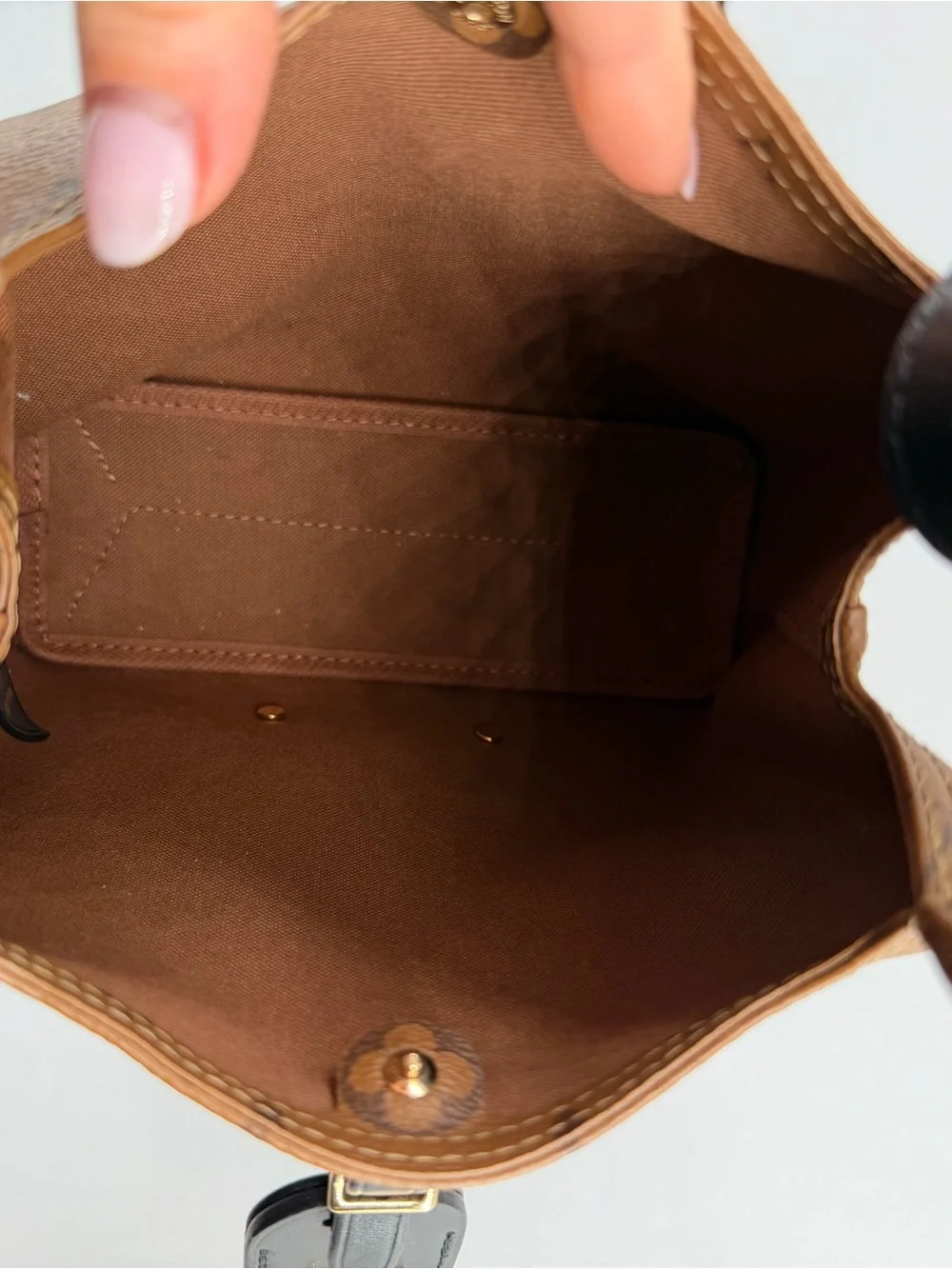 Louis Vuitton Monogram Reverse Atlantis BB Shoulder Bag